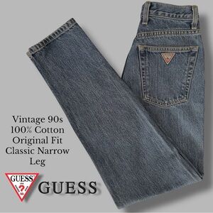 GUESS Vintage 90s Classic Narrow Leg Jeans